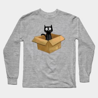 Cat in the box Long Sleeve T-Shirt